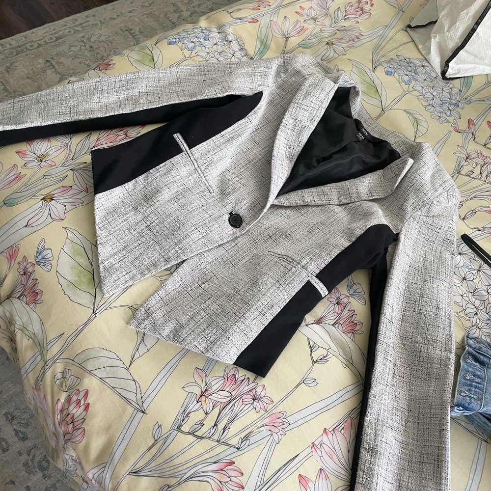 Mossimo Supply Co. Black and Gray Women's Blazer